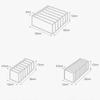 Underwear Storage Organizer for Clothes Separated Socks Shorts Bra Storage Boxs Dormitory Closet Organizer Drawer Washable