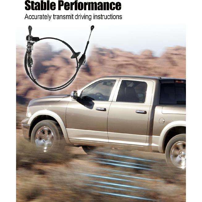 Automatic Transmission Shift Cable Replace 52107847AM 912-600 Fit for Dodge Ram 1500 2500 3500 2003-2010 Ram 4500 5500 2008-2010, Transmission