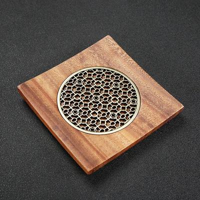 Walnut Wood Teapot & Cup Holder