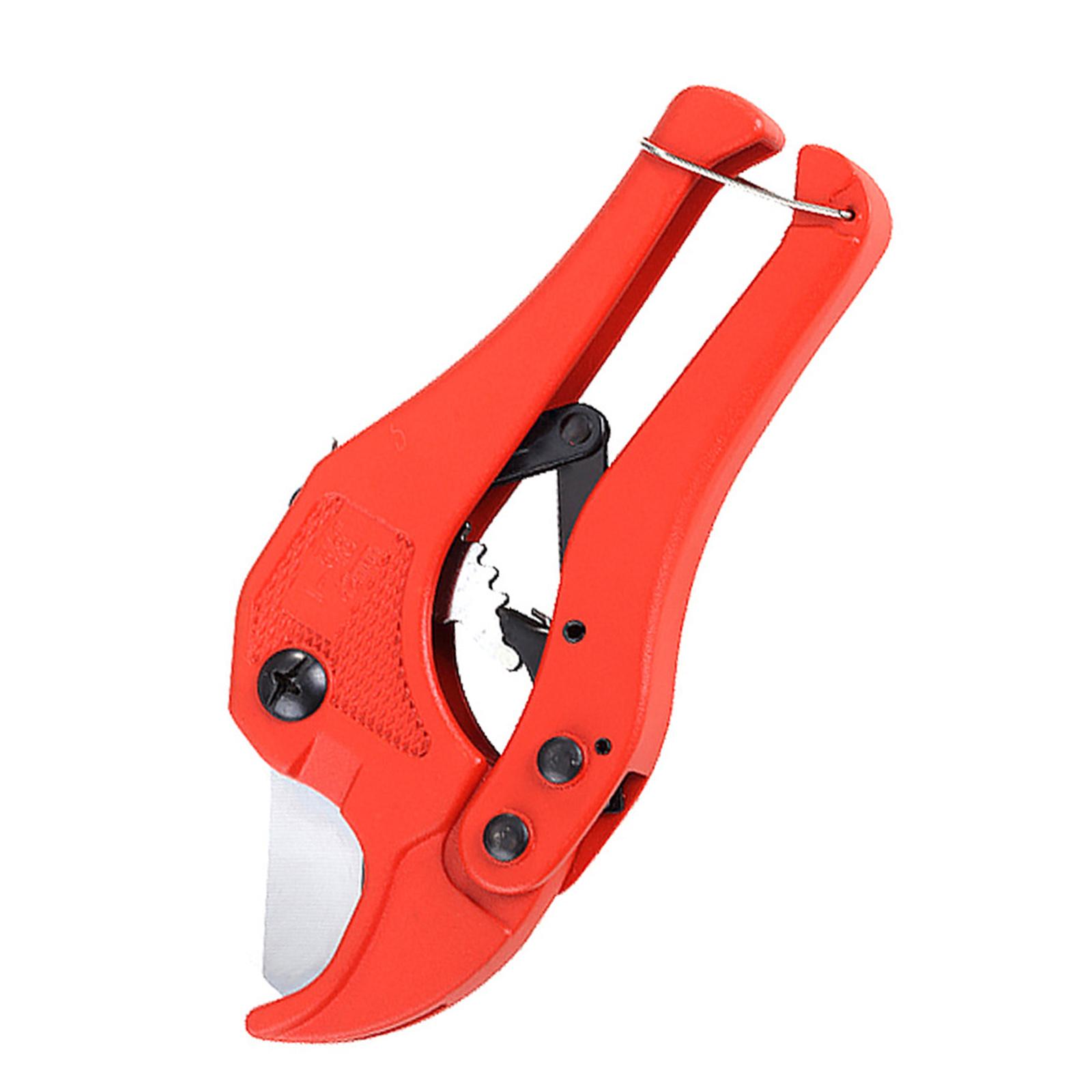 

Aluminum Alloy PVC Pipe Cutter With Safety Lock For Quick Clean Cutting Ergonomic Handle Durable Steel Blade