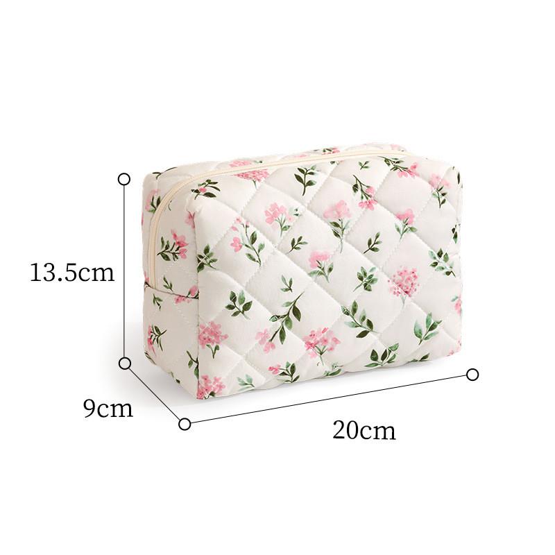 Modern Minimalist Makeup Bag With Polyester Fabric Portable Travel Organizer For Women And Teens