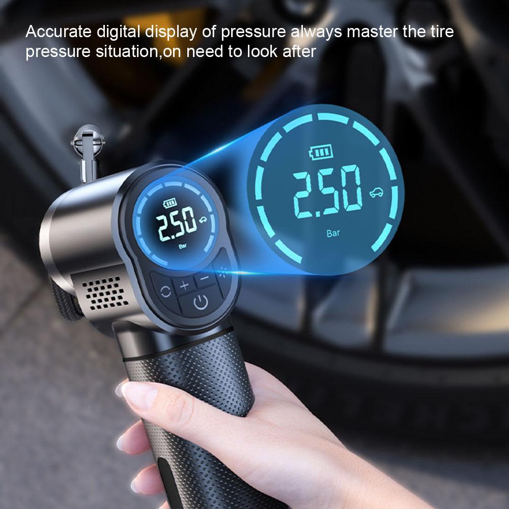 Wireless 150PSI Tire Accessories for Car Motorcycle Bike Tire Boat Ball Smart Car Tire Air Pump Car Air Compressor Electric Portable