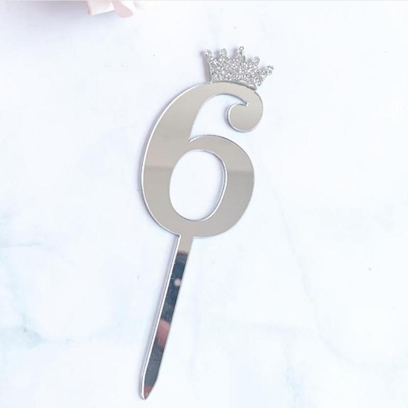 Digitale Krone Plug-In Kuchen Plug-In Multi-Stil Geburtstagstorte Dekoration Hochzeitsfeier Zubehör