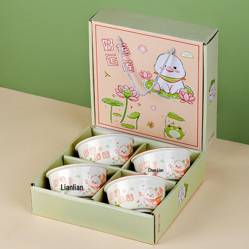 Business Gift Box: Wedding, Souvenir Chopsticks & Bowl Set for Customers & March 8th Occasions