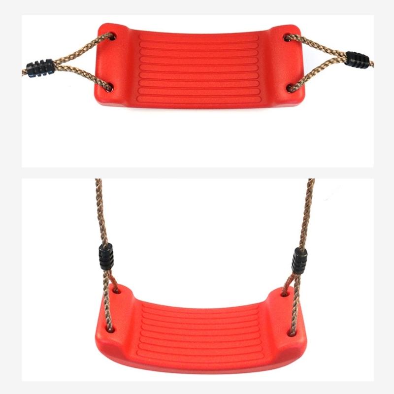 Kids Swing Seats Adjustable Swing Rope Indoor Outdoor Hanging Swing Set Garden Yard Rope Swing Board Playground Equipment