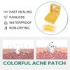 1Box Yellow/Blue Acne Patch Fade Repair Invisible Acne Removal Stickers Cute Concealer Makeup Tool Star Style With Mirror Box