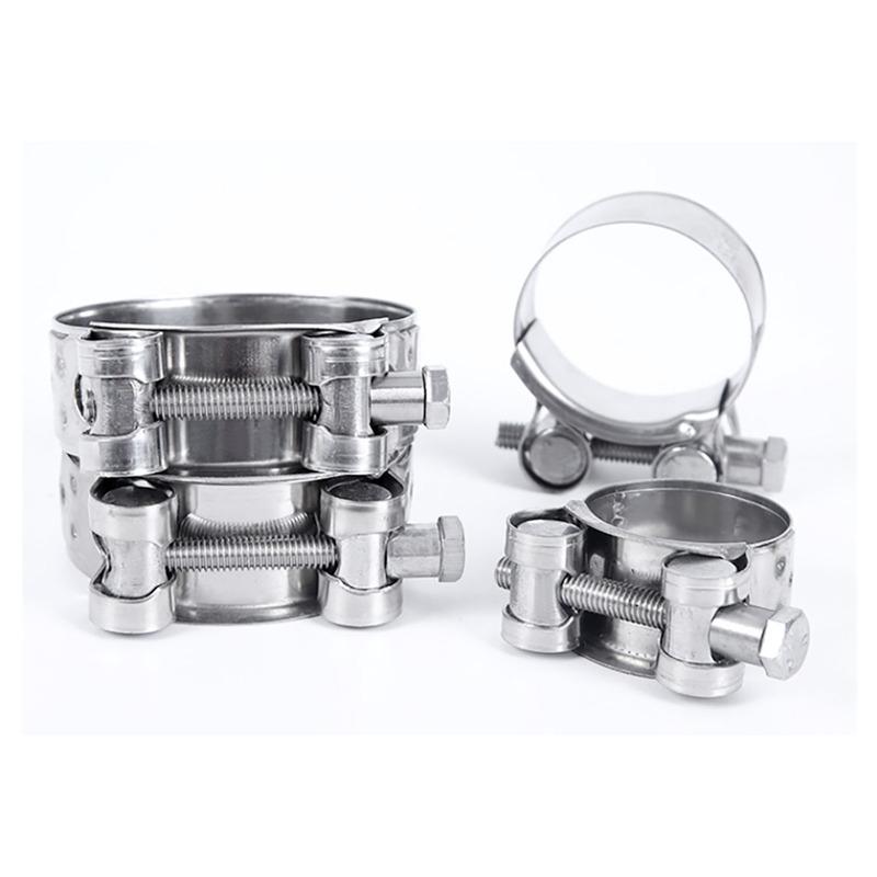 304 Stainless Steel Thickened  Strong Fixed Pipe Clamp 1pcs   17-19mm