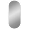 VidaXL Wall Mirror Makeup Mirror Vanity Cosmetic Bathroom Decoration Toilet Living Room Interior Silver 348192
