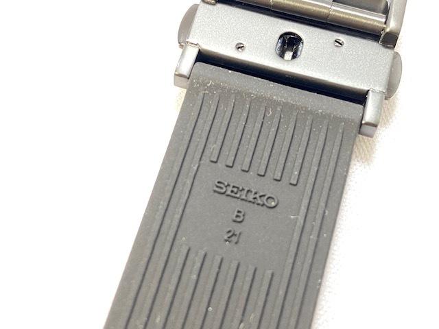 R022112M0 SEIKO Astron 21mm 50th Anniversary Silicone Rubber Band with for Buckle, Black, SBXC023/ 5X53-0AK0
