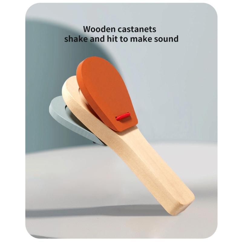 Music Set Wood Toy for Toddler Interaction Percussion Musical Instrument Sensory Education Rattle Toy for Preschooler