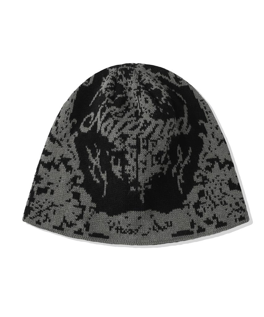 NOT4NERD Veiled Currency Jacquard Beanie - Gray