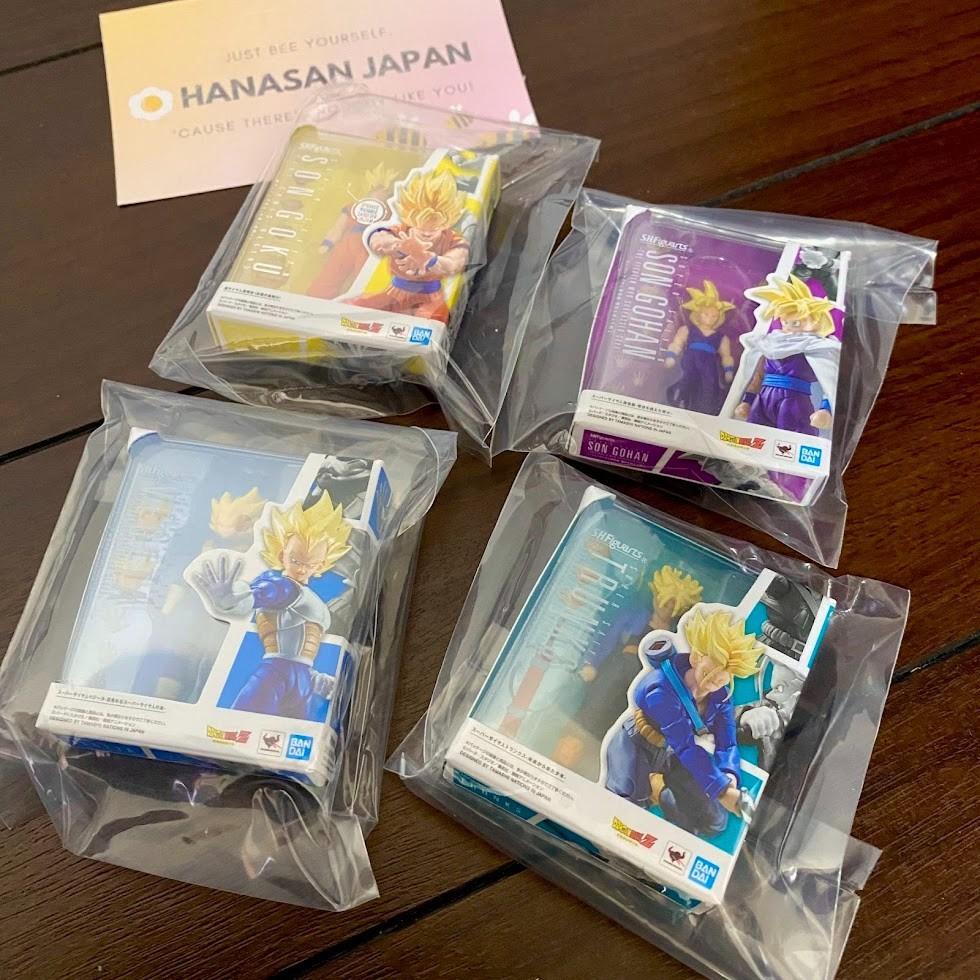 Dragon Ball Z S.H.Figuarts Miniature Collection Capsule Toy Complete 4 set