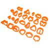 25Pcs Clay Earring Cutters Food Grade Plastic Assorted Styles Thick Edge Polymer Clay Cutters Set for DIY Handicraft