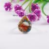 Copper Turquoise Ring, Handmade Ring for Gift, 925 Sterling Silver Ring, Teardrop Oyster Turquoise Ring, Daily Wear Ring