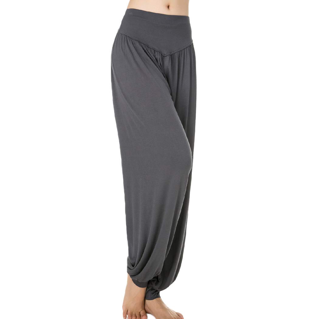 

Teddy Lightweight Yoga Loose p194 Women s Pants, 10-Length, Stretchy, Fit, (Dark Gray, 2XL)