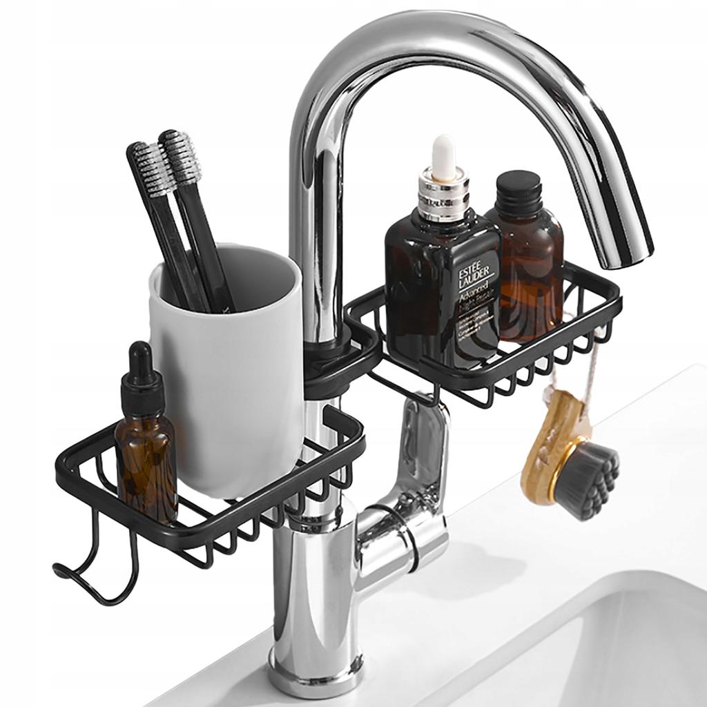 Sponge Holder For Sink Faucet Organizer Liquid