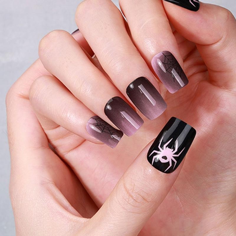 Wearable Gels Nails Wraps Cured Gels Nails Stickers French Styles Gels Nails Strips Nails Art Decortions for Party