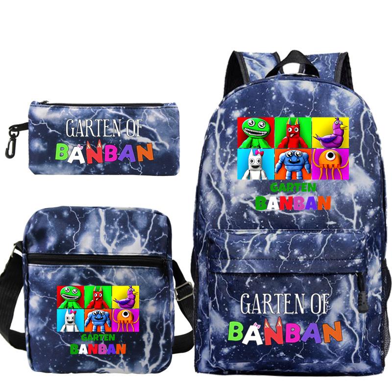 Spotted Garden Primary School Bag Shoulder Bag Pencil Bag Three-piece Set