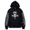Ghostemane Mikina s potiskem na obou stranách Pánská Móda Hip Hop Metal Rock Mikiny Gotické Oversize Mikina Tepláková souprava Streetwear