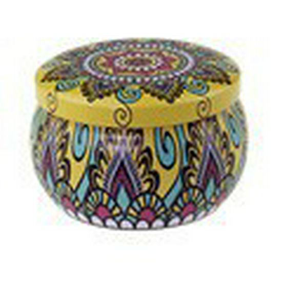 4.4oz Aroma Candle In Drum-shaped Tinplate Gift Jar