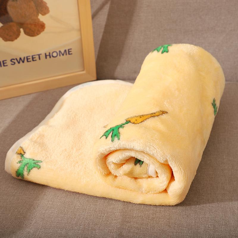 Pets autumn and winter anti-cold and warm sleeping blankets puppies coral fleece quilts dog supplies