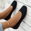 Versatile 2025 summer casual and comfortable Versatile spring and summer new breathable fly-woven one-pedal soft-soled women's single shoes