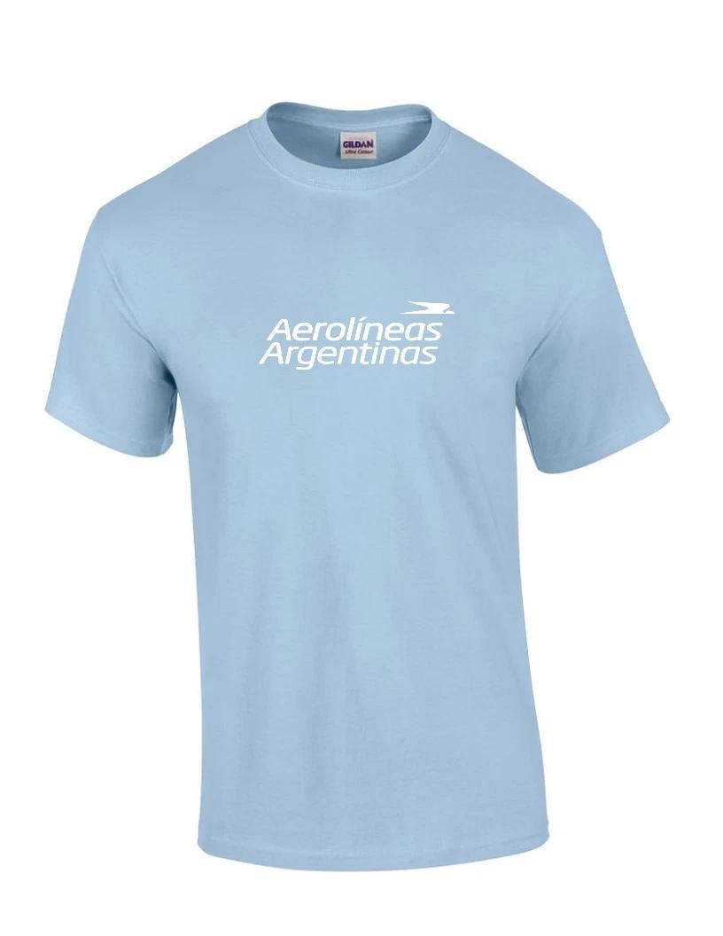 

Aerolineas Argentinas Condor Argentinean Airline White Light Blue T-Shirt S-5XL 2XL