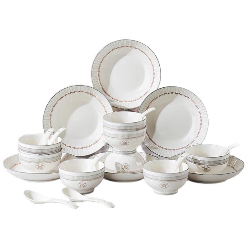 Tanghui 22-Piece Ceramic Dinnerware Set