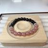 Natural Citrine Amethyst Double Bracelet. Bangles Women Fashion Jewelry Accessories Gift