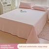 Minimalist Striped Bed Sheet Soft Household & Student Dorm Single Double Bed Bedding