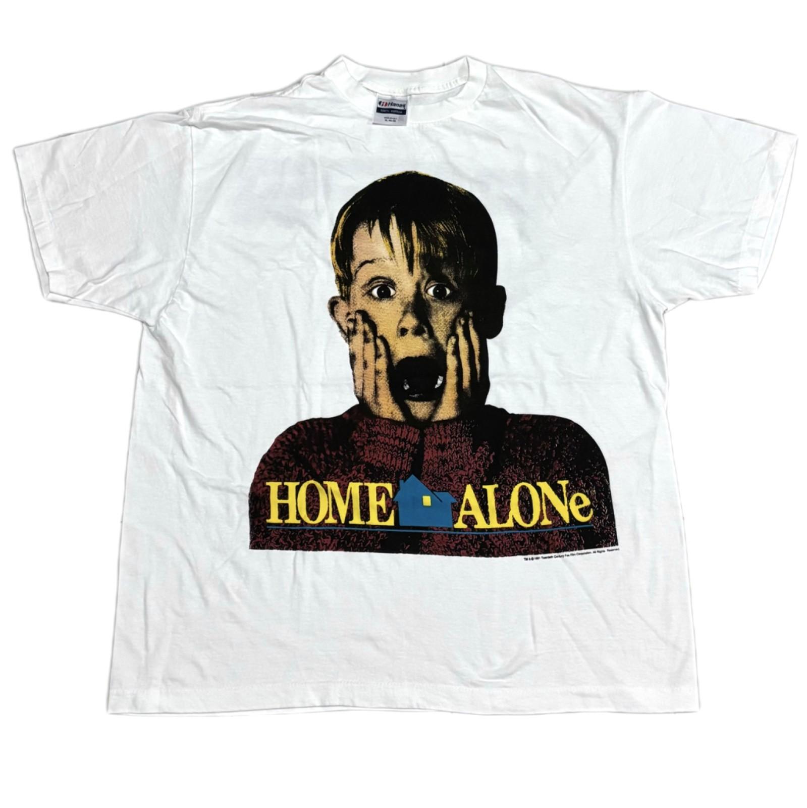 Vintage 1991 HOME ALONE Pepsi 90s Movie KEVIN Single Stitch XL T-Shirt REPRINT XXXXL