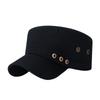 Fashion Anti-UV Fishing Hat Casual Cotton Sun Hat Outdoor Sunscreen Retro Flat Top Hat Spring Summer