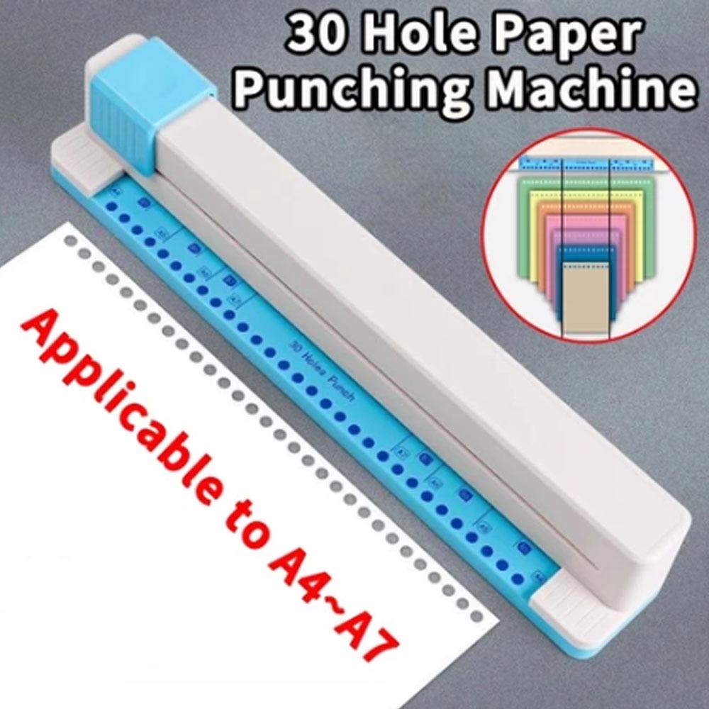

Efficient Paper Punching Machine 30 Hole Punching Document Collar Punching Machine Office Supplies