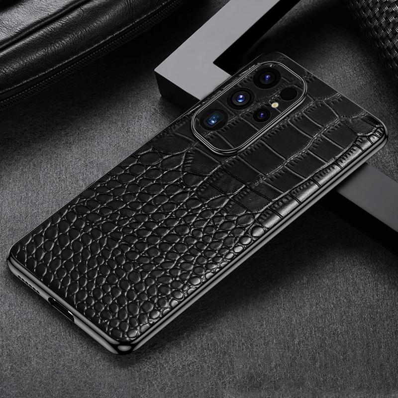 Originální pouzdro na telefon z hovězí kůže pro Samsung Galaxy S 24 S24 Ultra Luxury Back Cover
