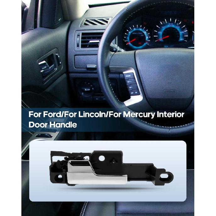 ECCPP Interior Door Handle 2006-2012 for Ford for Fusion 2007-2012 for Lincoln for MKZ 2006 for Lincoln for Zephyr Inner Replacement Front Driver