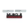 1Pc 3D Metal Muscle Edition Logo Car Front Grille Badge Side Fender Rear Trunk Emblem Sticker Decal