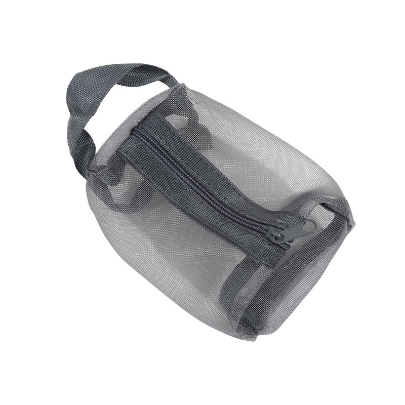 Hot Sale Large Capacity Key Bags Transparent Cosmetic Bag Square Mesh Storage Pouch Mini Zipper Coin Purse Wash