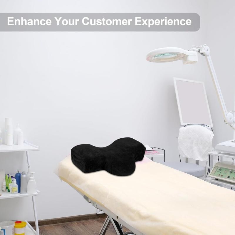 Schönheits-Wimpernkissen für Wimpernverlängerung Memory-Schaum Wimpernkissen Stütze zum Schutz des Nackens Salon Wimpern Zubehör