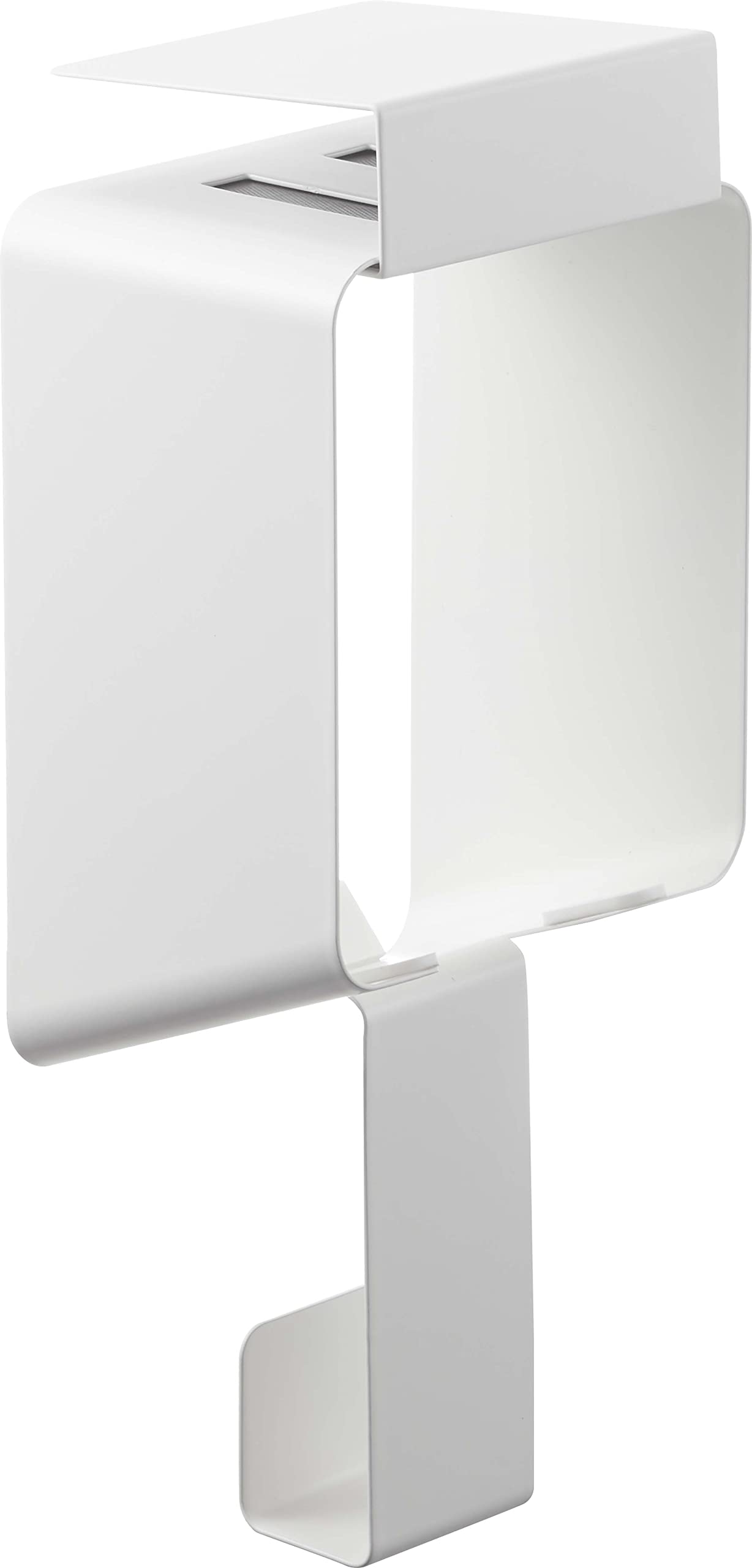 

Yamazaki Tower Hair Dryer W x 8cm D x 27cm Perfect for Bathroom 5659 Under-Shelf Holder, White, Approx. 10.8cm H, Storage, белый