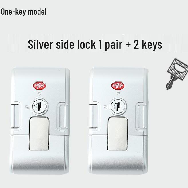 Suitcase Accessory Set: Buckle, Combo Lock, Handle & Leather Case B35 – Ideal for Travel & Daily Use.