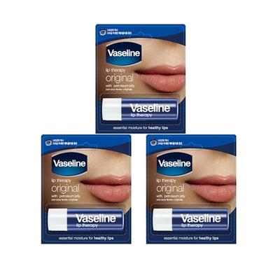 Vaseline Lippenpflege-Stift 4,8 g, Original, 4,8 g, 3 Stück