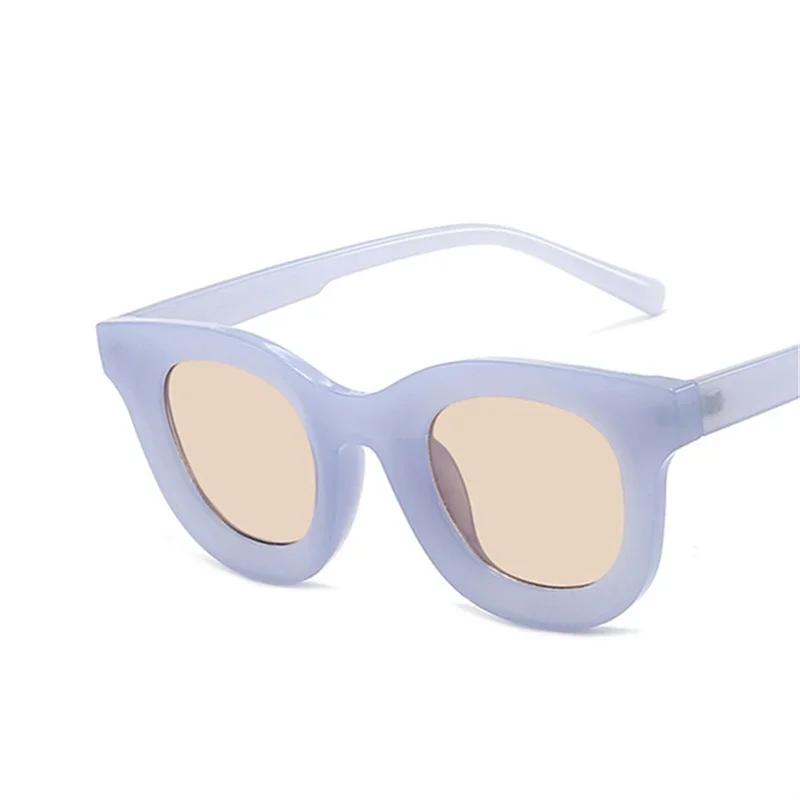Vintage Round Sunglasses for Women Fashion Small Sun Glasses Men Vintage Hip Hop Yellow Blue Eyewear UV400