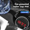 For VW VOLKSWAGEN 2026 New 2Pcs Car Water Cup Anti-slip Pad Carbon Fiber Holder Mat For GTI Tiguan Passat B5 B6 B7 CC Jetta MK5