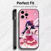 O-Oshi N-No K-Ko Hoshino Ai Handyhülle Für iPhone17,16,15,14,13,12 Plus,Max Weiches Silikon Schwarze Hülle
