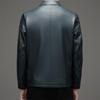 Genuine Leather Jacket for Men, Sheepskin, Middle-aged and Elderly Leather Jacket, Large Size Middle-aged Jacket