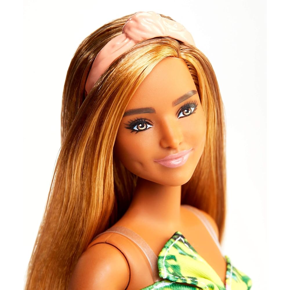 Barbie Fashionista Yellow Dress Doll Outfit for 3 Years and Up
