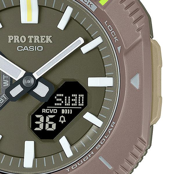 Casio Herren PRO TREK PRJ-B001B-5JF [PRO TREK Hiker Line (Erdfarbe) Thema Modell] Runde Uhr