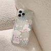 Ins Shiny Bunny Soft Silicone Cute Shell Rabbit Phone Case For Iphone 11 12 Promax 13 14 Pro Max Plus Cartoon Back Cover Capa