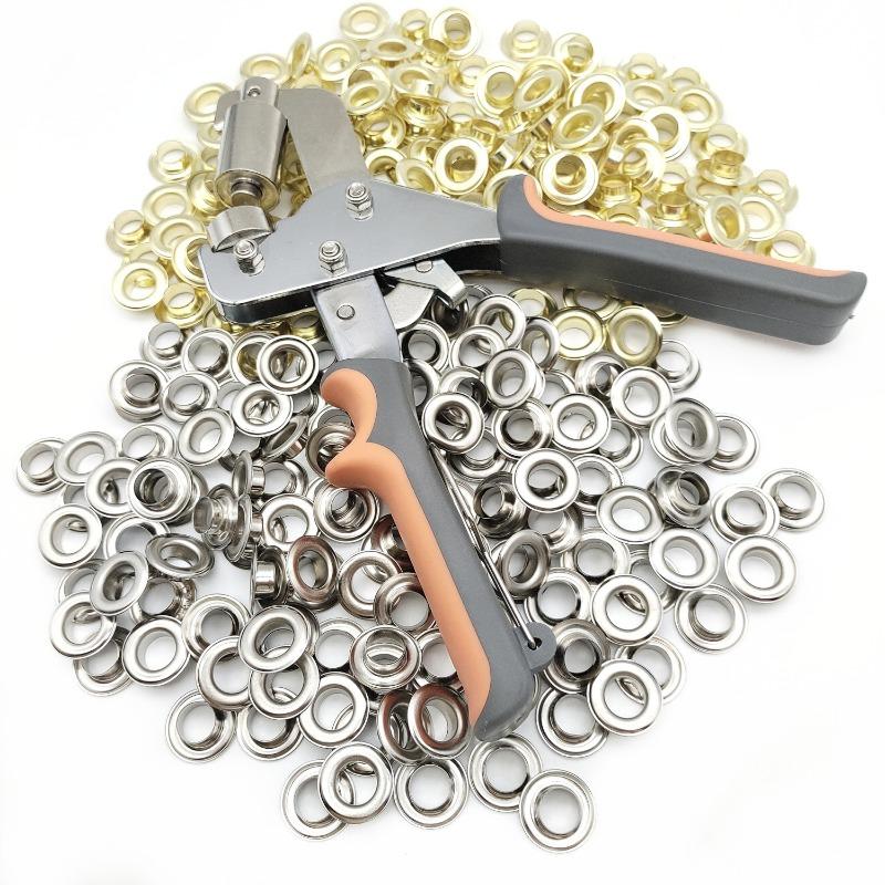 10mm Eyelet Hand Pressure Pliers Installation Tool Manual Set Tarpaulin Metal Eyelets Grommet Pliers
