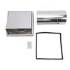 Hooded Wall Vent 6in with Screen Damper Exhaust Vent Cover Cap Outdoor Kitchen Range Hood Dryer Ventilation Kit House